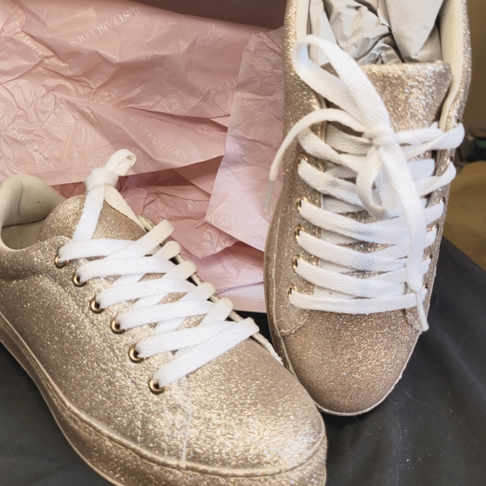 Sparkle Sneakers Rose Gold
